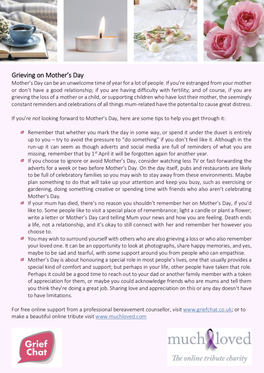Some advice for those who are grieving on Mother’s Day #grief #loss #bereavement #missyou