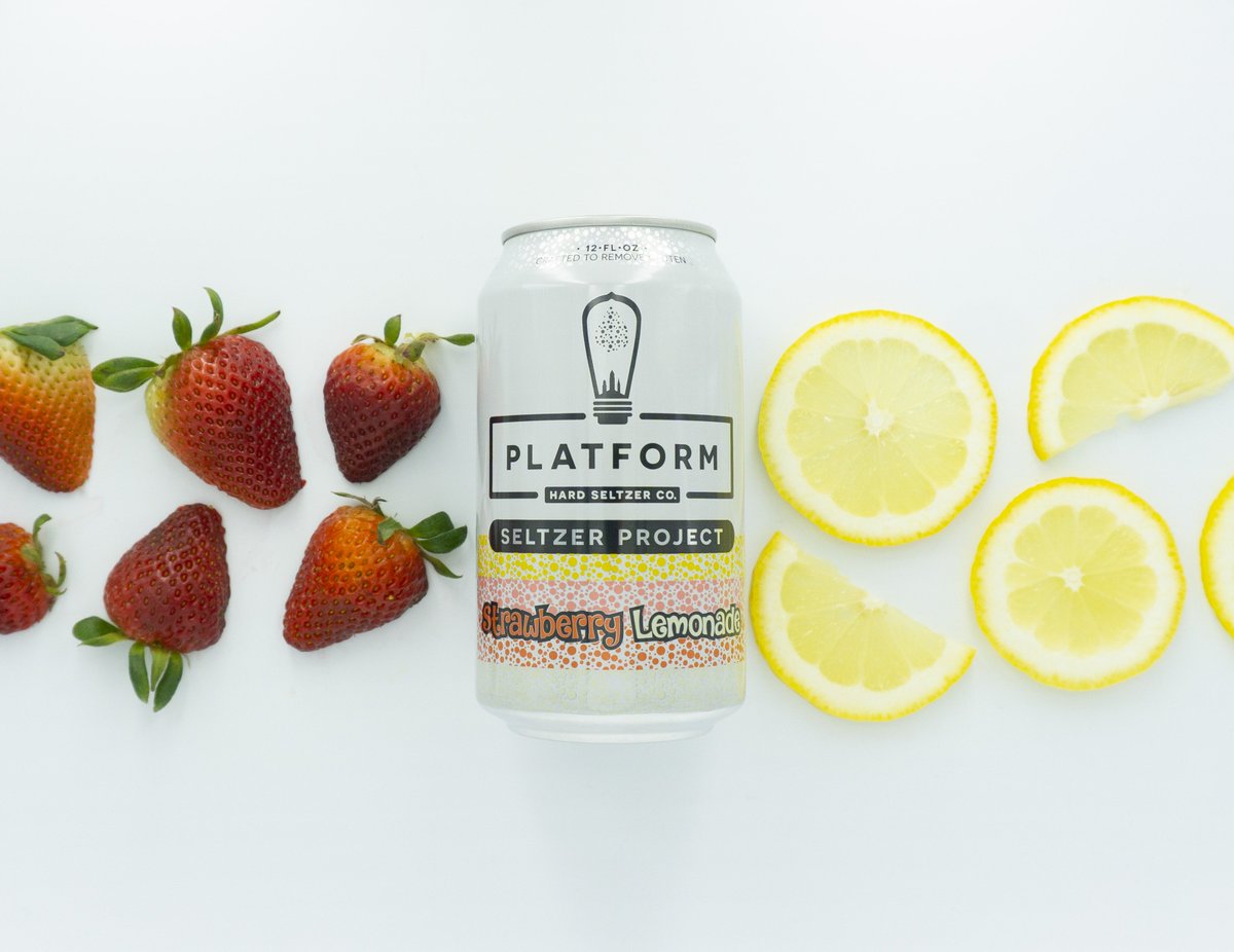 PlatformBeerco's tweet photo. Strawberry Lemonade Seltzer Project, coming at ya.
110 calories, 4 carbs, and 5% ABV. Grab our two new seltzer project flavors early this Friday, 3/29 in our CLE, CBUS, and LOCOBA tasting rooms, before they hit the market.
#projectseltzer #platformseltzer #platforminnovates https://t.co/KaIljJMDPk