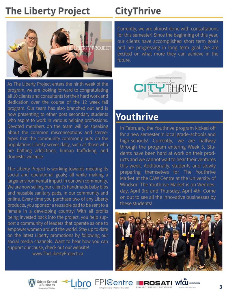 The 2019 Enactus Spring newsletter is out - catch up with us and find out what’s next!