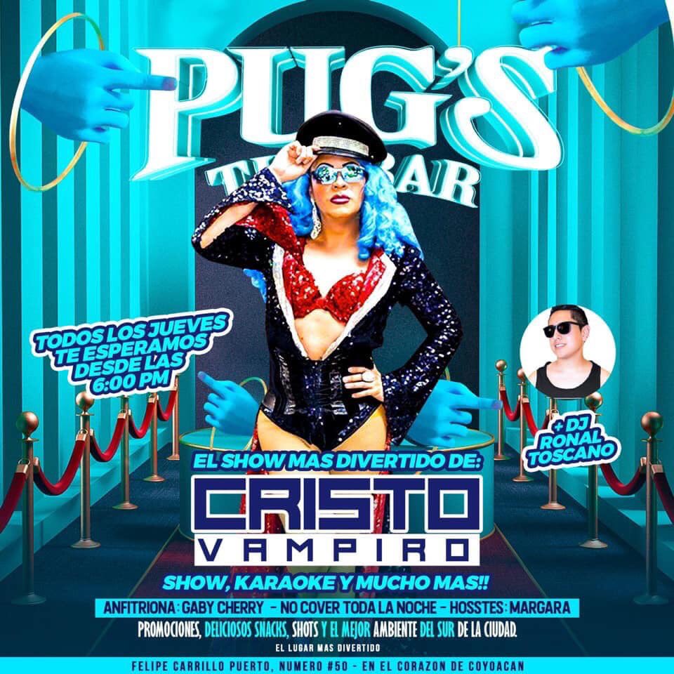 revistaboysmx's tweet photo. #Jueves de locuras en @Pugs_TheBar
Karaoke y mรกs... ๐บ๐๐ซ Obvio @Cristo_Vampiro harรก de las suyas!
Felipe Carrillo Puerto #50 a tres cuadras del centro de Coyoacรกn. ๐ณ๏ธโ๐ #RPCherry ๐๐ https://t.co/Q2PyZffppY