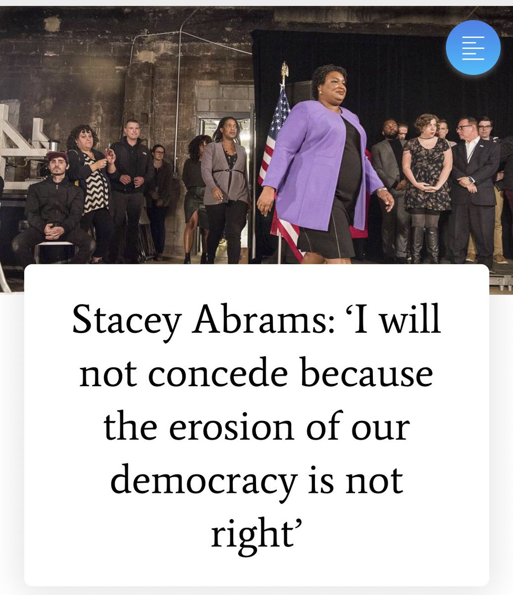 CalebJHull's tweet photo. When life comes at you fast @staceyabrams https://t.co/Ag4dnWSp49