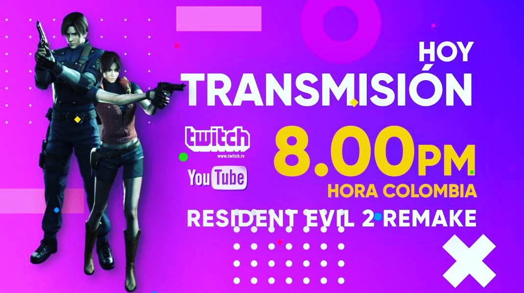 BiTvgs's tweet photo. ¡Buenas noches #gamers!

Hoy estaremos con este maravilloso remake #residentevil2, pasen un ratico a saludar.

8:00pm hora Colombia
7:00pm hora México

Twitch: bitvgs
#Capcom #ResidentEvil #ResidentEvil2Remake #Terror @residentevil @residentevil_2 @capcom #twitch #TwitchStreamers https://t.co/CyN2VQS5S9