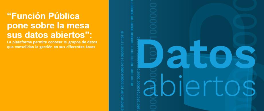 DAFP_COLOMBIA's tweet photo. Función Pública pone a disposición de los ciudadanos información sobre Desempeño institucional (MIPG), Caracterización del Empleo Público y Trámites del Estado con la plataforma #DatosAbiertos https://t.co/Bcdz9yBYMt https://t.co/A5d2rrzsCf