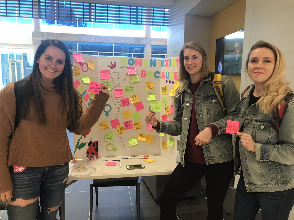 Today #iexist had a community art project for Women’s History Month on why women exist. We are thankful for the beautiful words of appreciation for women! 💛👸🏽