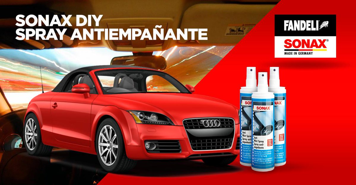 Es importante tener muy claro el camino, con #SONAX Spray Antiempañante despreocúpate de esa lluvia repentina. Encuéntralo en la tienda en línea de Walmart. bit.ly/2OgpTKP