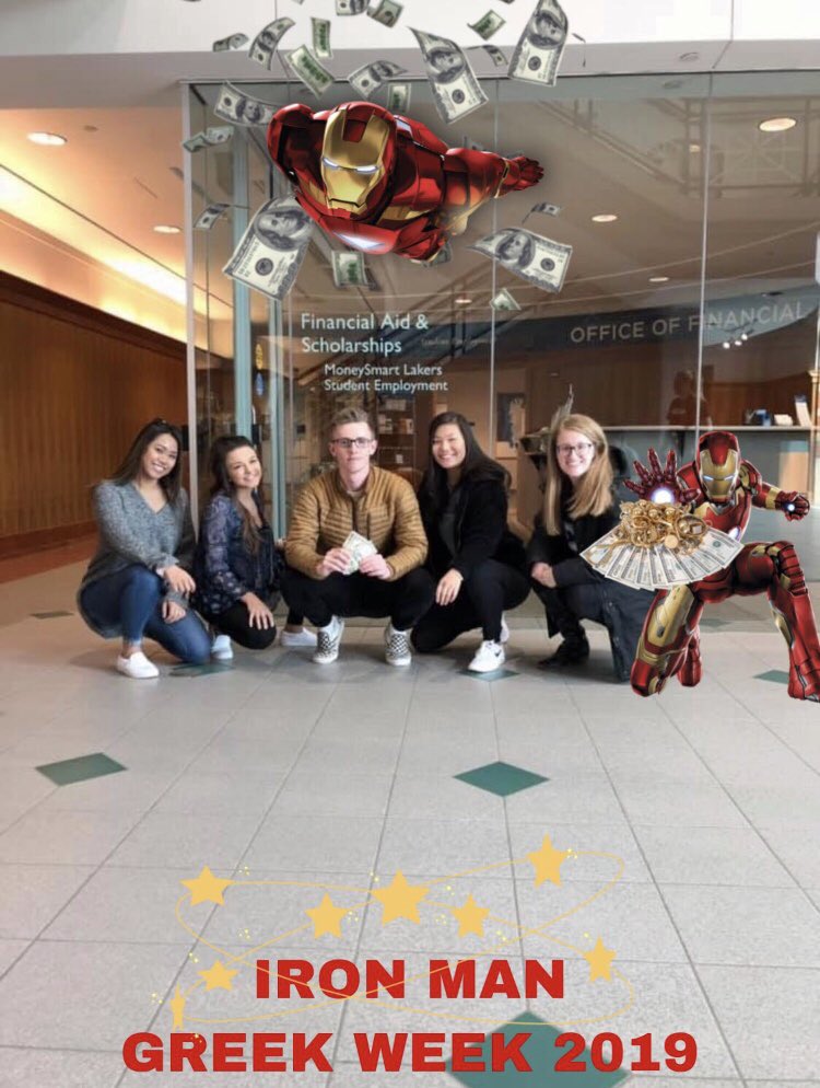 Proud of our #IronManGW19 team! Hope everyone is excited because Greek week is official in full swing. #GreeksAssemble