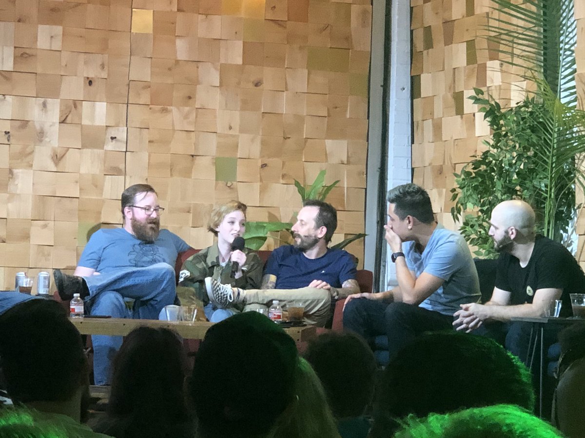 Lizz_Gutierrez's tweet photo. #OffTopicAH #OffTopicLive #LiveWeek Always so much fun to be in to Austin to see the chaos @AchievementHunt creates. @SirHytrek and I had a blast. https://t.co/9677whnCEh
