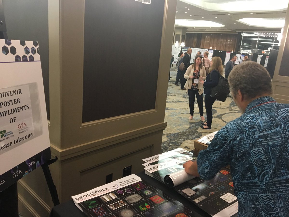 GeneticsGSA's tweet photo. Don’t forget to pick up your #dros18 image award poster at the exhibit hall! https://t.co/r3e31yBjW3
