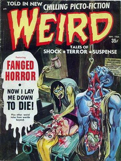 Zornow13's tweet photo. #eerie publications #horror #comicbook #magazines back in the day had some of the coolest #covers ever! #WEIRD #WITCHESTALES #TALESOFVOODOO #TALESFROMTHETOMB #TERRORTALES #HORRORTALES https://t.co/tmU36I9dWO
