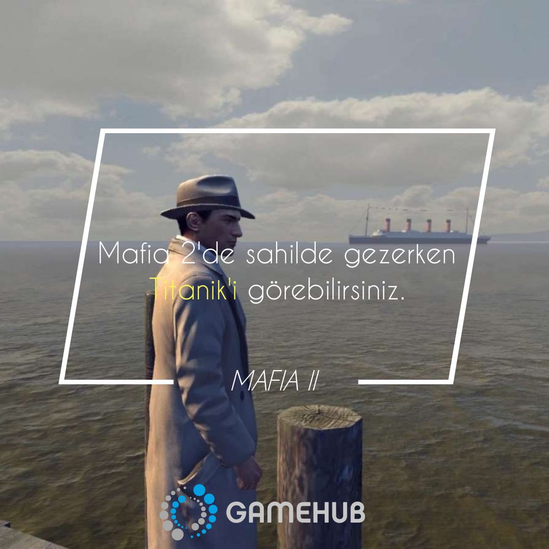 İPUCU | Mafia II

HINT: In the Mafia II game, you can see the Titanic while on the beach.

#mafiagame #mafia2 #mafia3