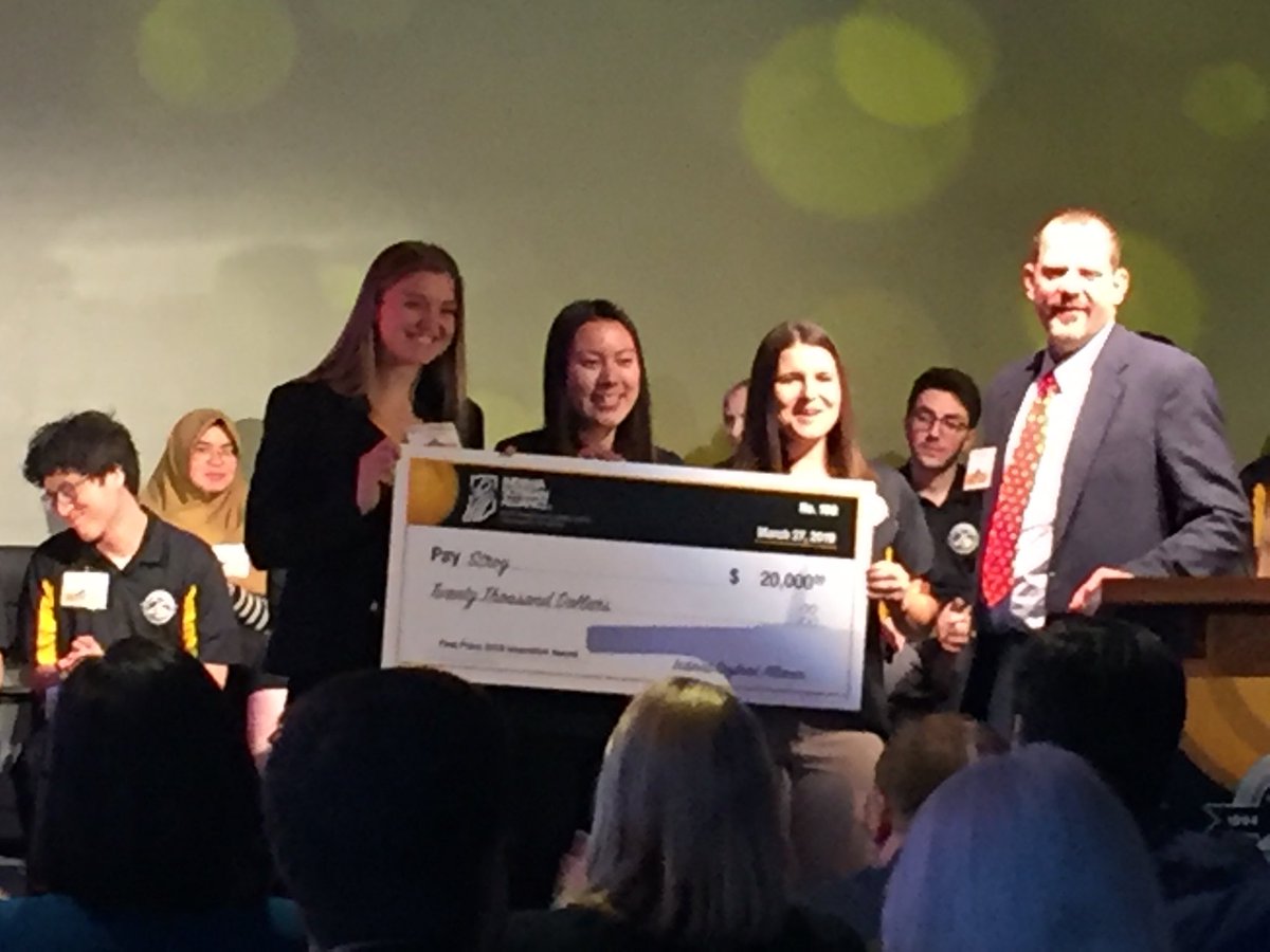 Congratulations Team Stroy - first place Indiana Soybean Alliance Innovation Contest winners for a soy based straw.