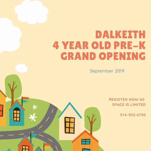 Places still available. Call 514-352-6730 for more information.