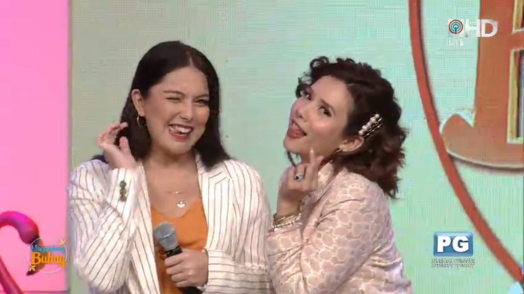 eyabeybe's tweet photo. Dalagang Pilipina 

hala paka kyut mo @anakarylle 😍😍😍😂

#MBGirlPower
#KARYLLEsBdayOnMB https://t.co/Lrf75v2wrf