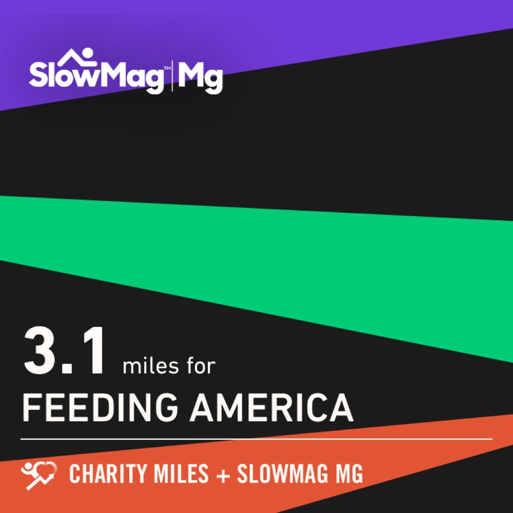 SCMocio's tweet photo. 3.1 @CharityMiles for @FeedingAmerica. Thx #SlowMag for sponsoring me. https://t.co/EnGLeXFavU