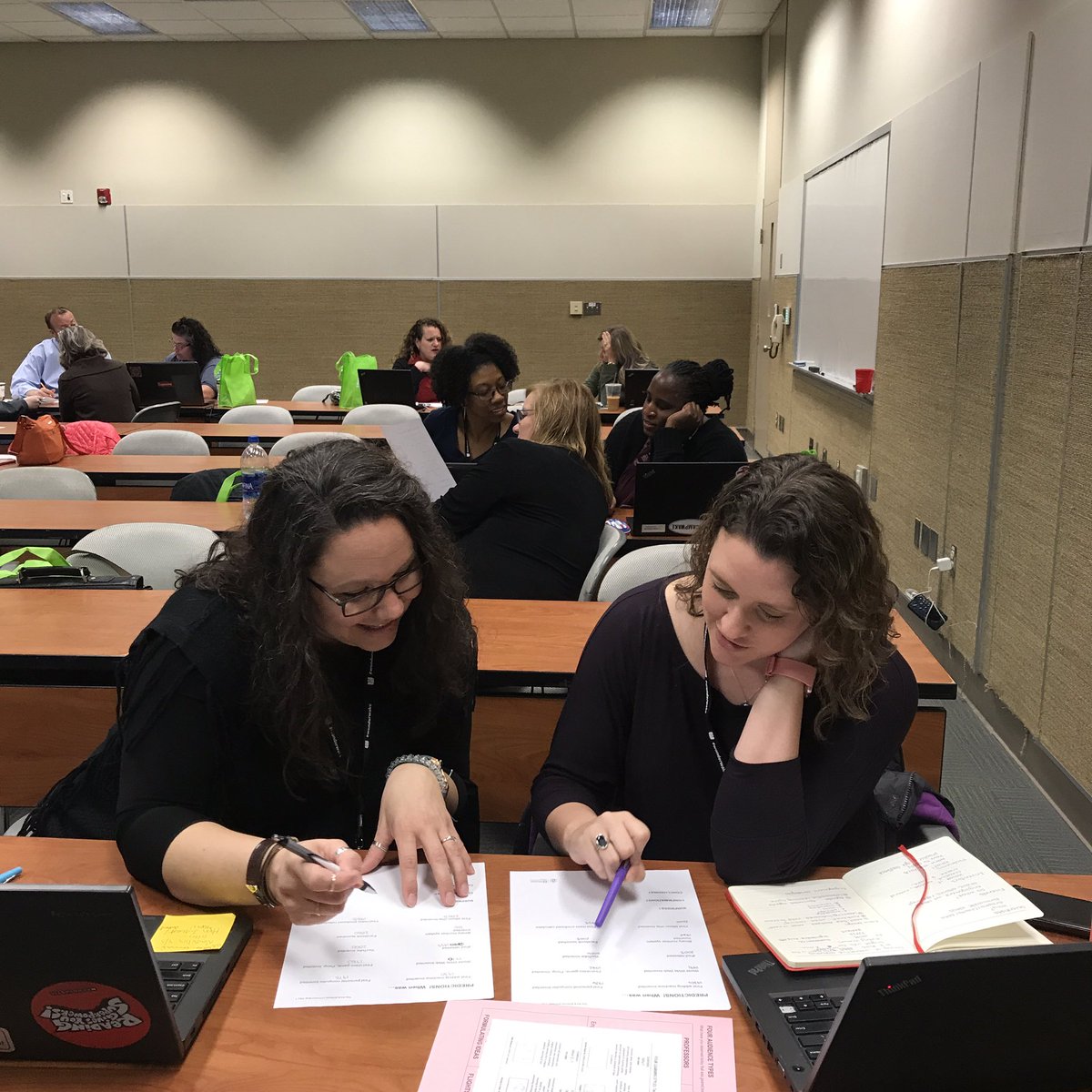PhilEchols's tweet photo. Always a pleasure presenting at @WCPSS Convergence!  Participants  got a snapshot of the Art and Science of Presenting.  Participants learned about the 4 different audience types and engagement/facilitation strategies for presentations. #WonderWake https://t.co/tHiCVfoEpa