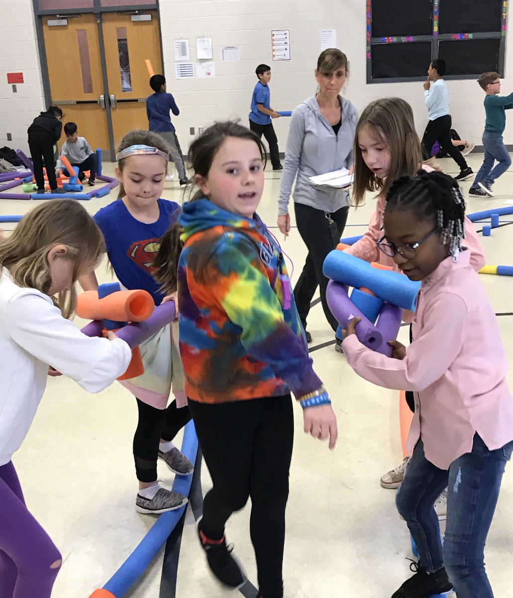 EsGravely's tweet photo. Mrs. Haugan and Mrs. Laskodi  are using Project Based Learning to let students develop and create unique games for field day. https://t.co/gk4JLjXd2B