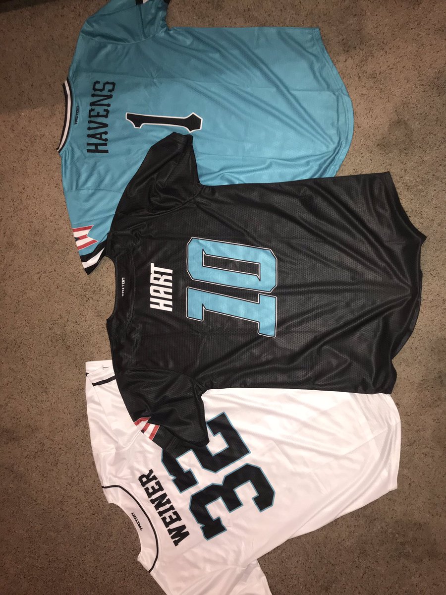 CSharks_Balsimo's tweet photo. Jerseys are in! Thanks @CBJ_Triton https://t.co/7Wk0805P0F
