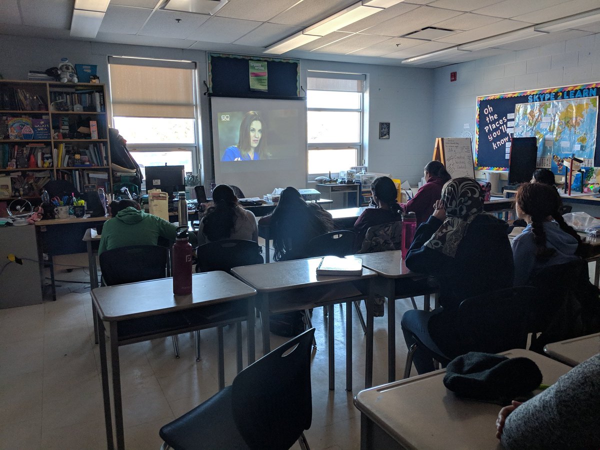 Code4Girlz's tweet photo. Watching the @60Minutes segment 'Cracking the Code' featuring @codeorg founder @hadip "Middle school is roughly when girls traditionally drop out of STEM fields." Girls need to be exposed to computer science early on to avoid the 'middle school STEM cliff' #girlsinSTEM #coding https://t.co/2GtwVNAKQ9