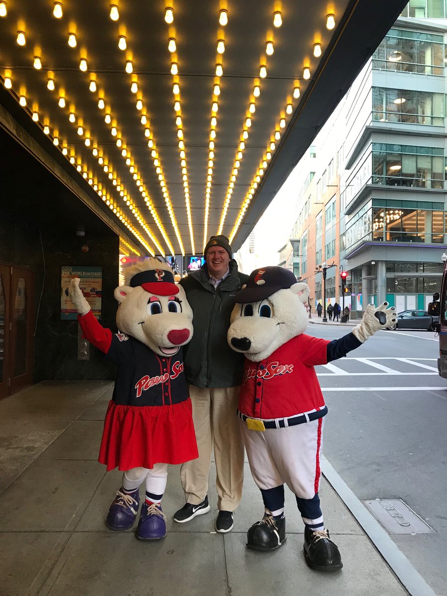 Three Legends together in Boston!...Paws, Sox and Bill Curley!