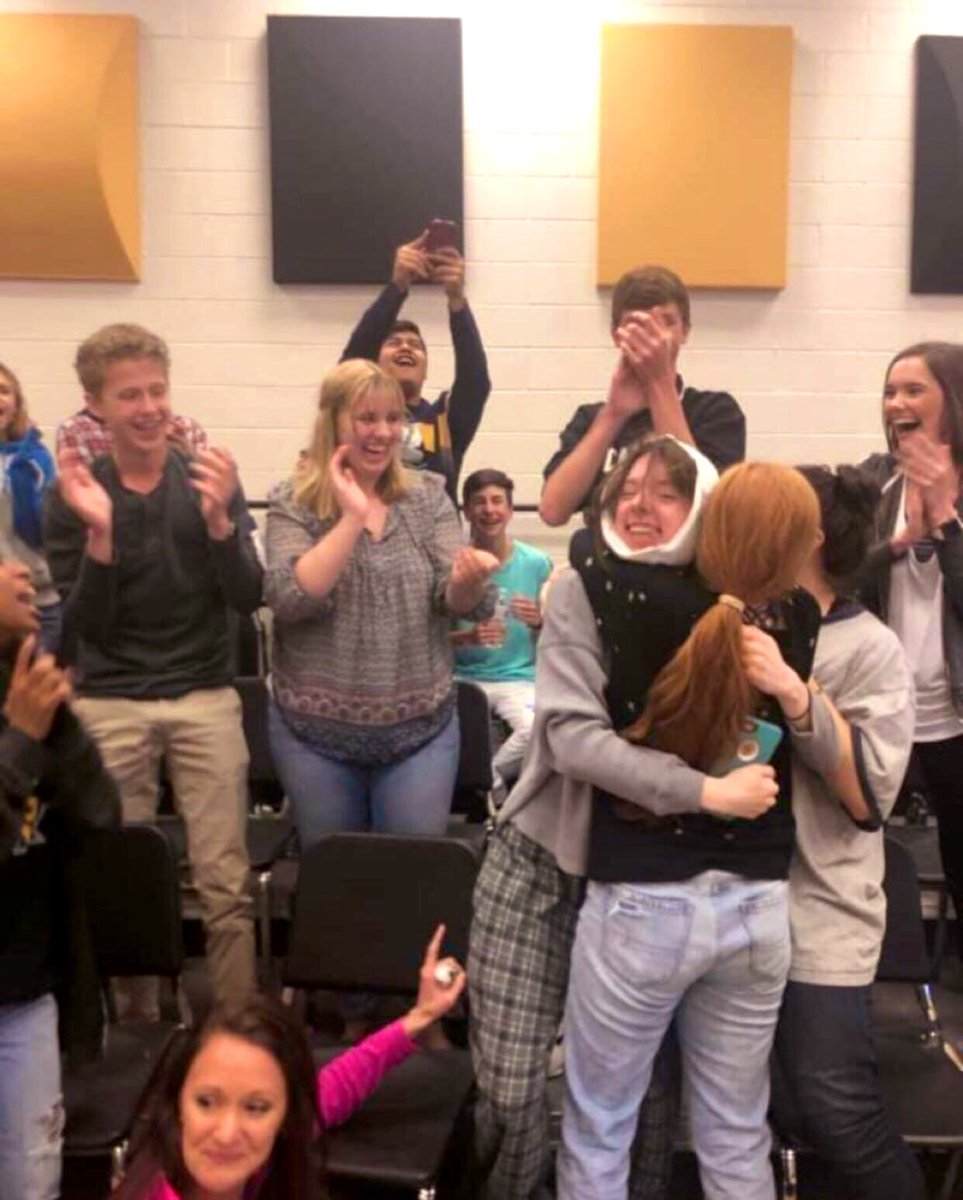 CalhounTheatre's tweet photo. what a way to celebrate World Theatre Day:
- 3A State Literary CHAMPS Recognition
-10 SHULER Nominations 
...and making history in our school system.
we did what we love the most. 
thank you @ArtsBridgeGA and Thespis....
you rock!🤩✨ https://t.co/lxUED0Gdft