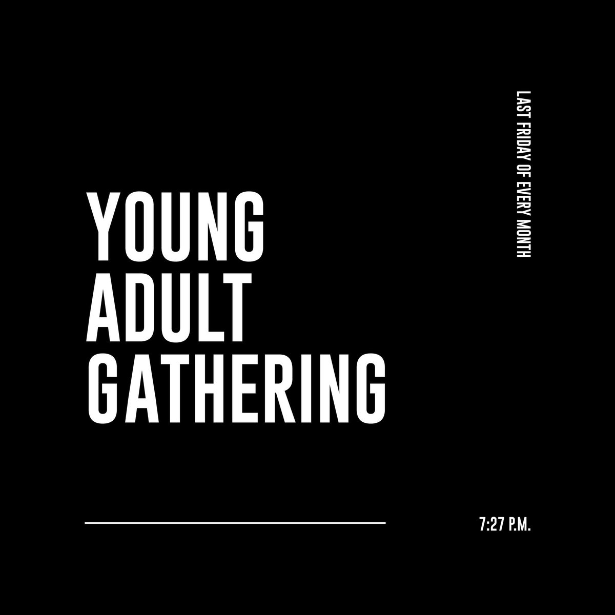 LauraMcKinney96's tweet photo. THIS FRIDAY - 7:27pm

Bring FOOD &amp; Bring a FRIEND 

1806 Old Settlement Road https://t.co/Y9VBnqcRt6