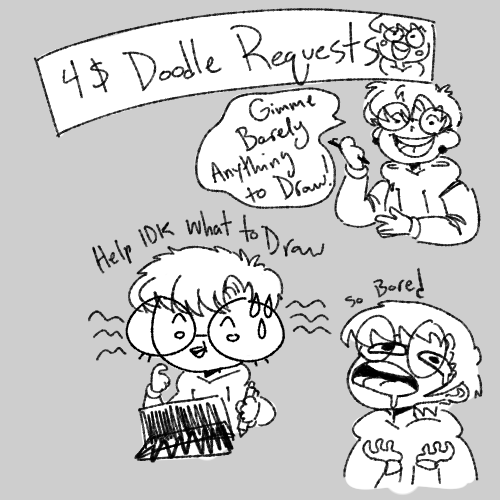 CashmereThot's tweet photo. I'M BORED!! Which means i'm doing little doodles rn because i have no idea what to draw!!!
Comment Down Below If you're interested!!
#doodlecommissions #commission #commissionsopen #paidrequests #artist #doodlerequests https://t.co/vBfcCtCVTF