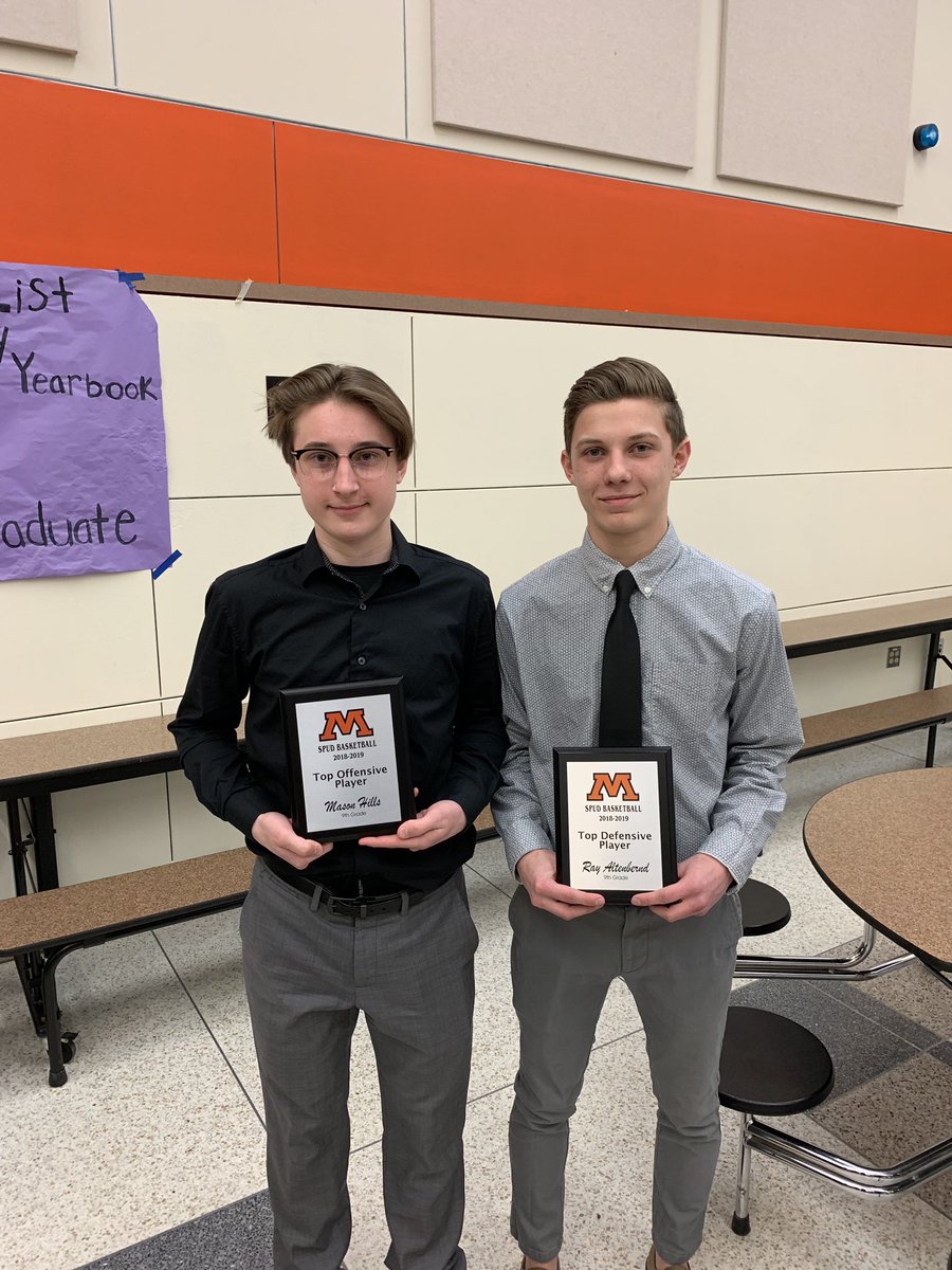 9th Grade Awards:
Top Defender- Ray Altenbernd
Top Offensive Player- Mason Hills
“SpudsWay” Award- Ignacio Delgado
Most Improved- Carson Zimmel
#SpudsWay