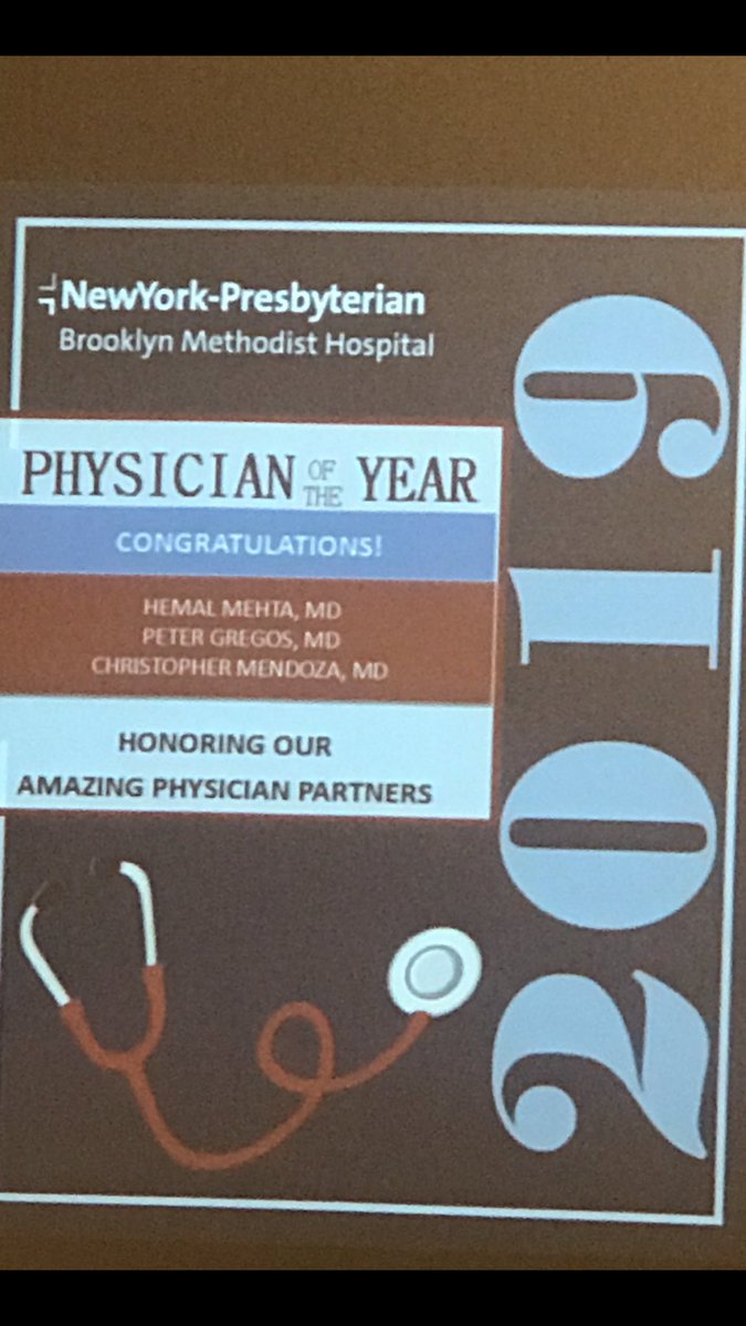 GTdancenurse's tweet photo. Phycian of the Year Award ceremony. Congrats doctors @NYPBrooklyn #wesupporteachother ❤️#R3Rocks https://t.co/xbiXLHHWBB