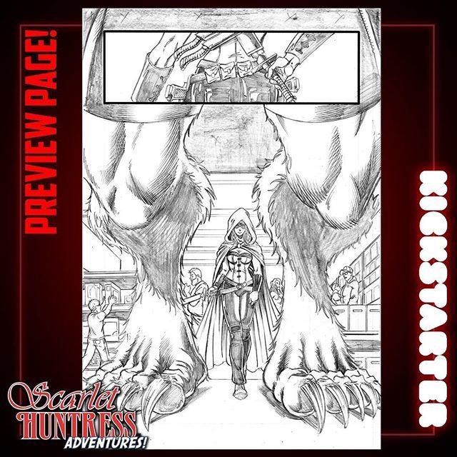 SeanForneyArt's tweet photo. A preview of a page in progress from Scarlet Huntress Adventures. Check out the Kickstarter link in my profile.
https://t.co/cQSfIVn8ZI
#scarlerhuntress #sequentialart #sequentialpage #page #comics #comicbooks #werewolf #werewolves #artmakescbus #redr⦠https://t.co/zg5XhNW9pu https://t.co/gNGlv3dk7M