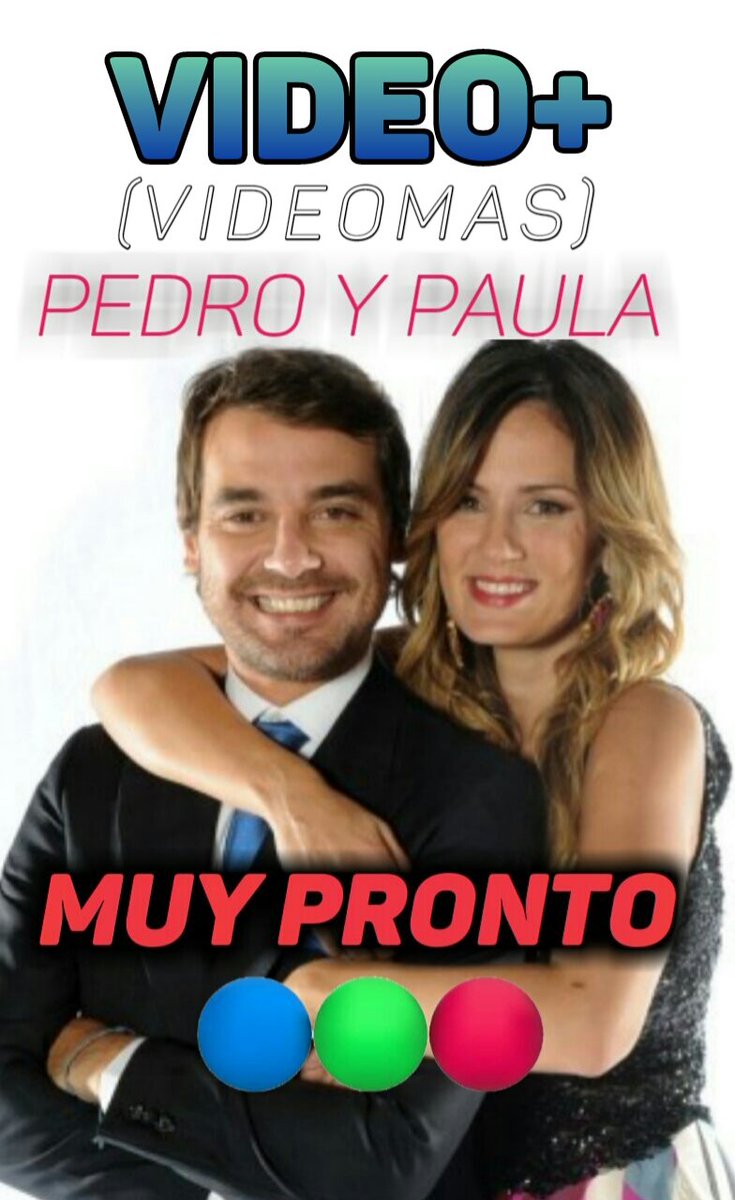 pablodaniel1978's tweet photo. Llega #Video+ (#VideoMas) con @paulitachaves y @pedroalfonsoo https://t.co/gLMs7QLIBR