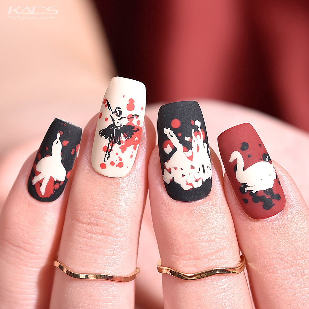 Kadsnailart's tweet photo. Nail design using KADS stamping plate Fashion 042&029 from AliExpress store(link in bio). #nails #kads #kadsnailart #nailart #nailfashion #nailwork #naildesigns #nailplates #nailpolish #nailartaddict #kadsfashion #kadsfashion042 #ballet #balletnails #dance #dancingnails https://t.co/1G7HTZ5m21