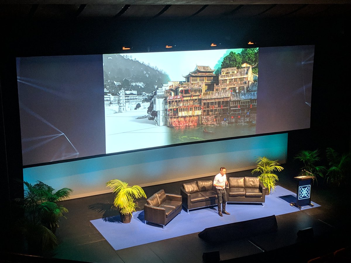 ben_r's tweet image. Really been looking forward to #ShanghaiTech&apos;s Prof Jingyi Yu talking about how to bridge the physical world and digital world using machine learning. Amazing tech. #AIDAY19