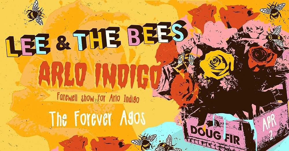 theforeveragos's tweet photo. We couldn't be more honored to join Lee &amp; The Bees and Arlo Indigo for a farewell show at the Doug Fir next Tuesday! With every ending is a new beginning. Please come get groovy with us. 🎶 @DougFirLounge @ArloIndigo https://t.co/DHUEO9XgVw
