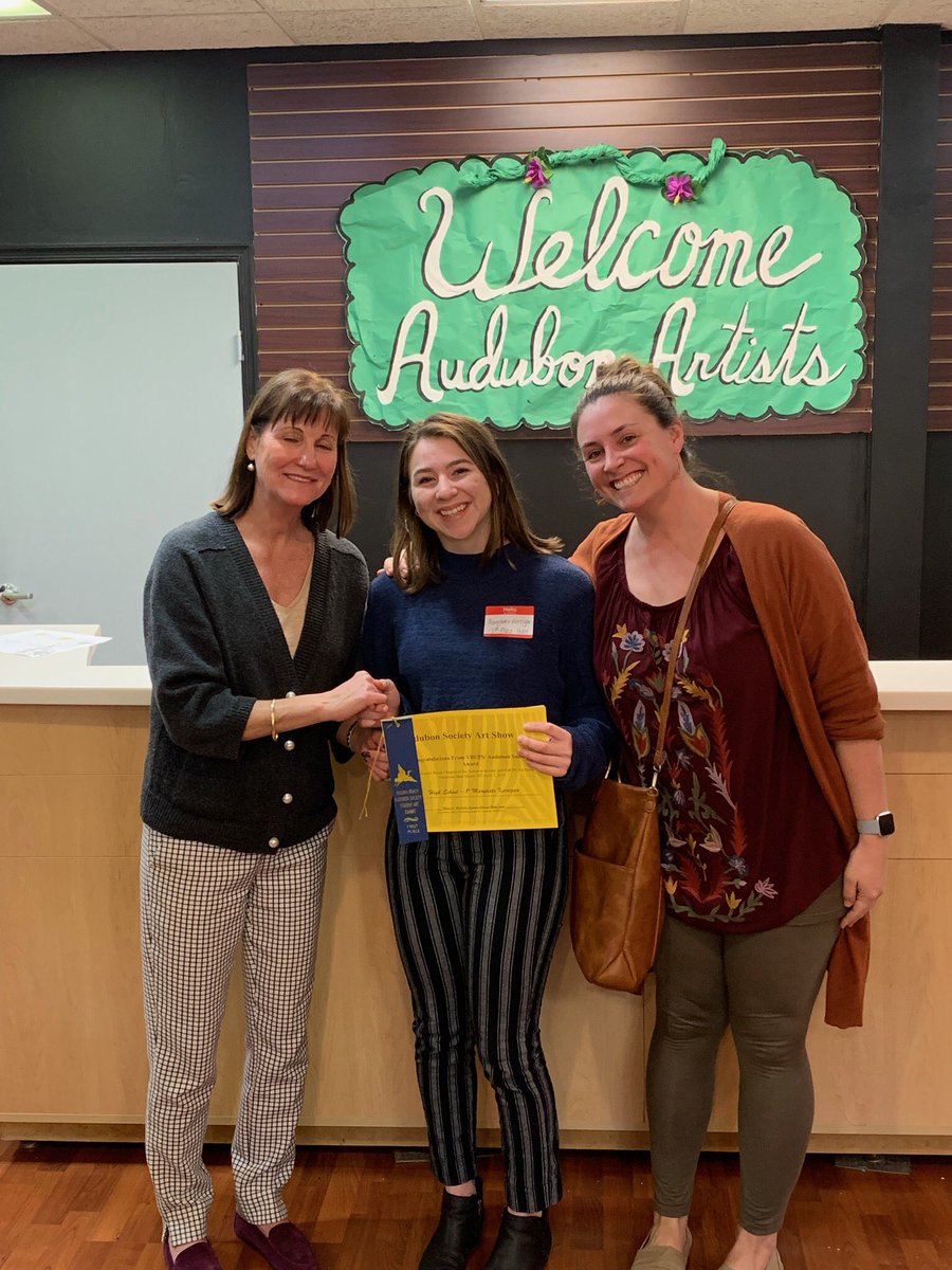 OceanLakesHS's tweet photo. Congratulations to junior, Katie K., for her 1st place @vbschools recognition in the Audubon Artists Competition! Way to go!! 🎨🐬 https://t.co/abS7ZfYqMf