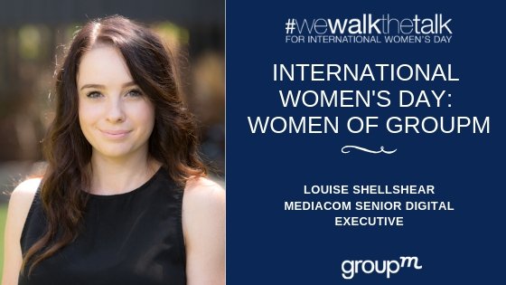 IWD Women of GroupM, Louise Shellshear. For International Women's Day 2019 and beyond, how will you #BalanceForBetter? Doing something for me every day and remembering that it’s okay to say no! linkedin.com/feed/update/ur…