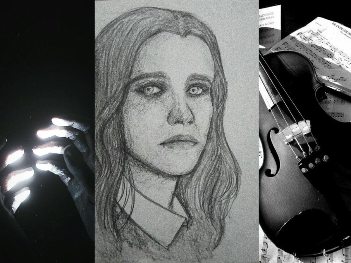 vaellionn's tweet photo. quicc sketch of the white violin! 
@ vanya u deserve so much more :(
ily @EllenPage 💙💜💛
the umbrella academy wrecked me good we need season two @netflix !!
LET HER BE HAPPY ON SCREEN @UmbrellaAcad !! https://t.co/hZU6kS3G11