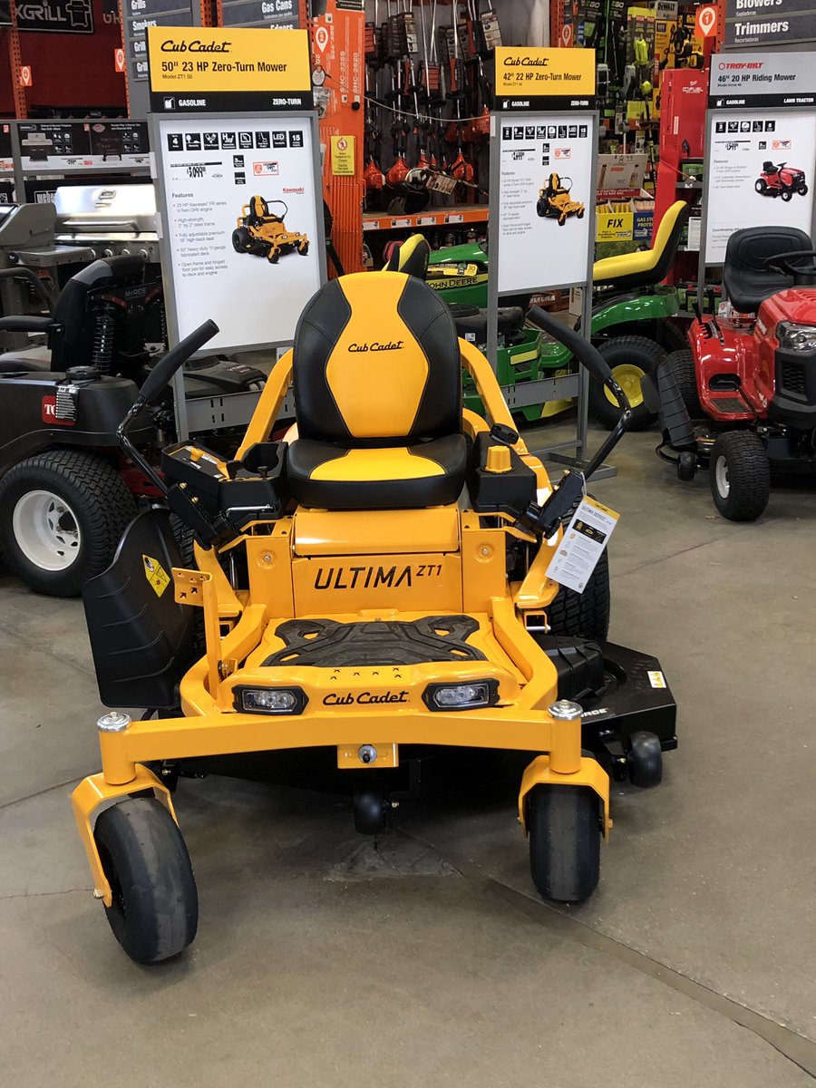 Tommy Keefer (@tommy_keefer) on Twitter photo Needing a new zero turn mower? Come to the downtown Tulsa Home Depot to check out this 50 inch Cub Cadet. Has a 24 horse Kawasaki engine, LED headlights and it’s a smooth riding mower. Only $3099. @TrevorMy2016 <a href="/swilliamsonhd/">Sean Williamson</a> <a href="/Texasranger3904/">Marlin Walker</a> @MartinezDav1 <a href="/Shannondepot/">Shannon Standefer</a> Needing a new zero turn mower? Come to the downtown Tulsa Home Depot to check out this 50 inch Cub Cadet. Has a 24 horse Kawasaki engine, LED headlights and it’s a smooth riding mower. Only $3099. @TrevorMy2016 <a href="/swilliamsonhd/">Sean Williamson</a> <a href="/Texasranger3904/">Marlin Walker</a> @MartinezDav1 <a href="/Shannondepot/">Shannon Standefer</a>