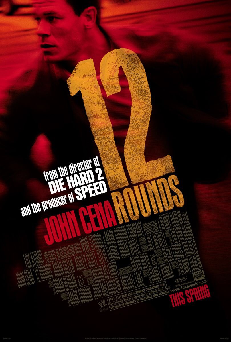 FilmNewsNos's tweet photo. 🎬MOVIE HISTORY: 10 years ago today, March 27, 2009, the movie ‘12 Rounds’ opened in theaters!
#JohnCena #AshleyScott #AidanGillen #BrianWhite #TaylorCole #VincentFlood #SteveHarris #GonzaloMenendez #TravisDavis #BillySlaughter #PeterTuiasosopo https://t.co/SQdAdqhJGm