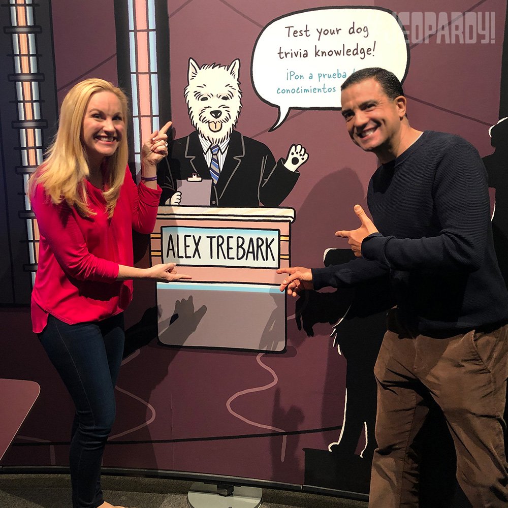 Jeopardy's tweet photo. Jeopardy! and puppies – it doesn't get any better than this. @casciencecenter 

https://t.co/ErfHjSs48H https://t.co/3XJfiG9Qd7