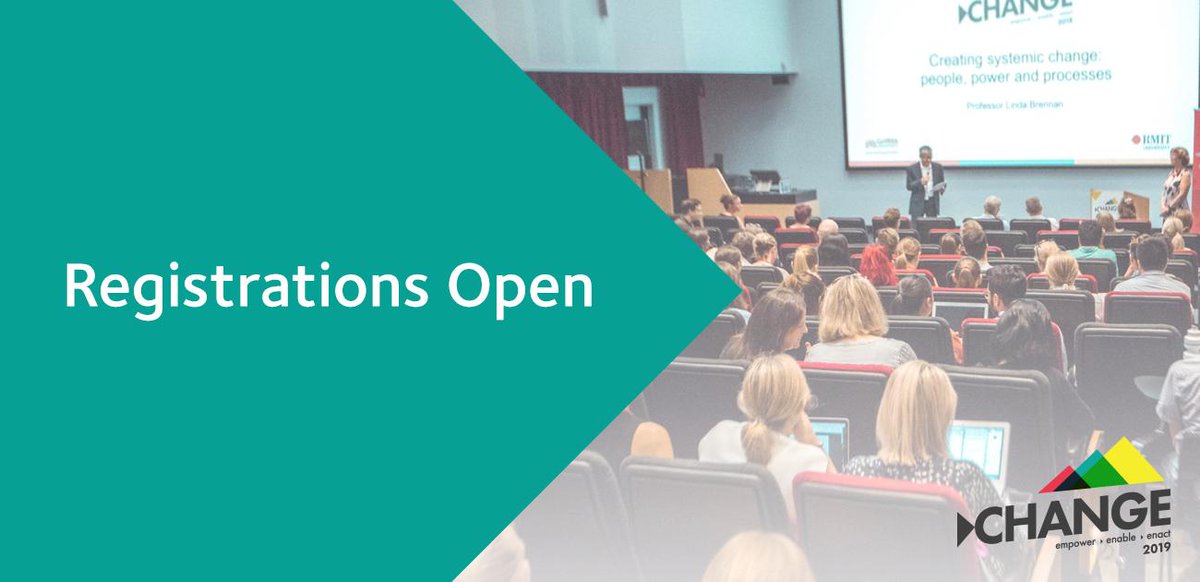 SMGriffith1's tweet photo. Registrations now open for #ChangeConf2019!
.
We promise that attending Change 2019 will help you achieve MORE #behaviourchange in LESS time – even if you have LIMITED resources available.
.
Find out more: https://t.co/B7TXS7fsly https://t.co/RP37P41I81