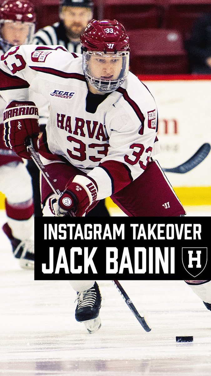 Follow our Instagram Thursday -- collegehockeyinc -- as Jack Badini from <a href="/HarvardMHockey/">Harvard Men's Hockey</a> takes over!