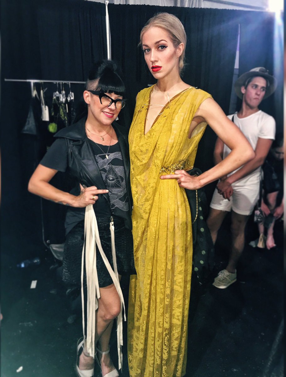 LaVieAnnie's tweet image. Rooting for you #DesignerMichelle on the @ProjectRunway All-Stars Finale! #PRAllStars