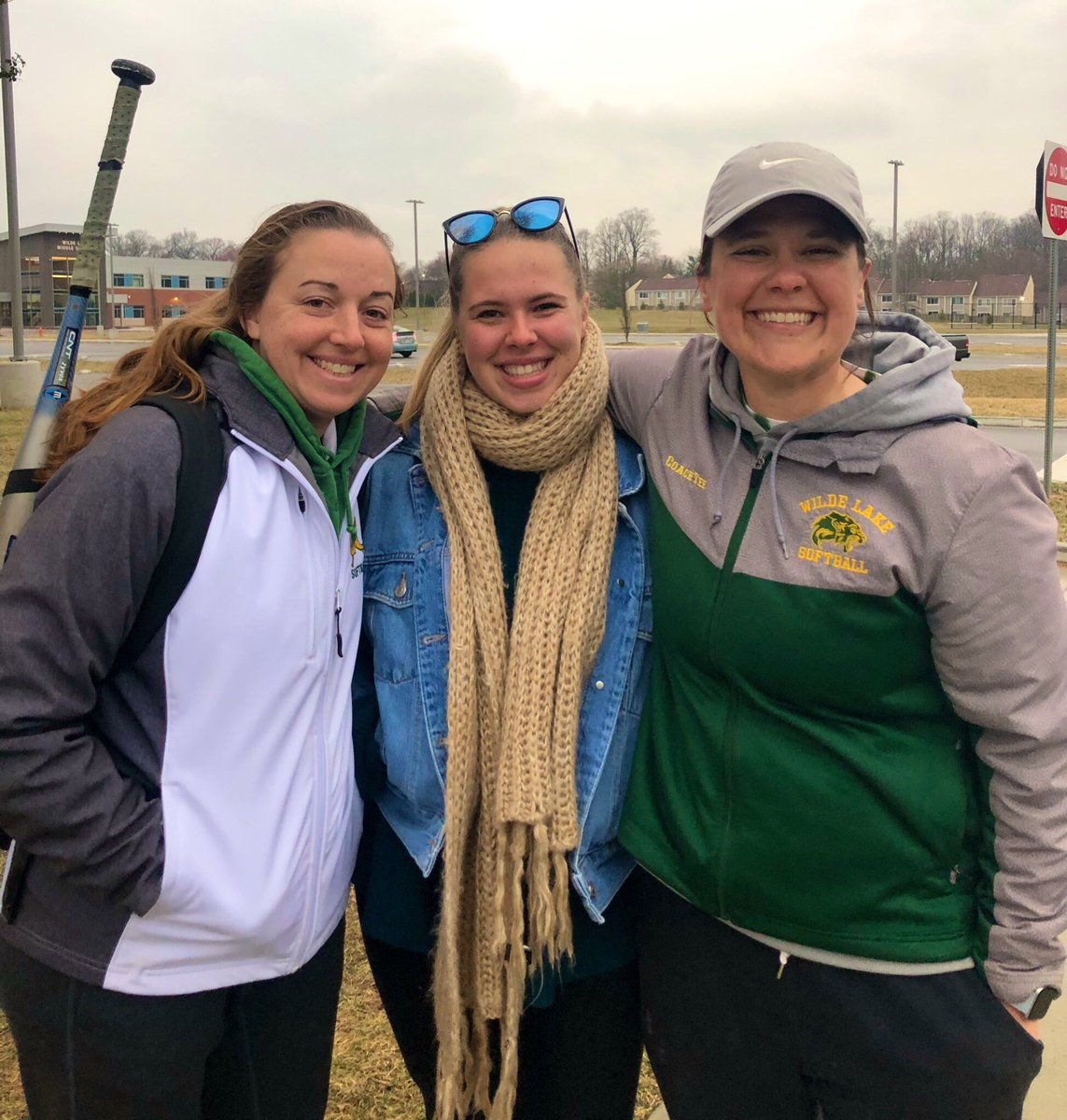 WildecatSB's tweet photo. It was great to have @Fathom_Leslie back at the WLHS softball field for a visit! We had a great time reminiscing about her infamous #homeruncycle (which happened exactly two years ago today!!) 🥎🤩 https://t.co/0ecb4k6OJA