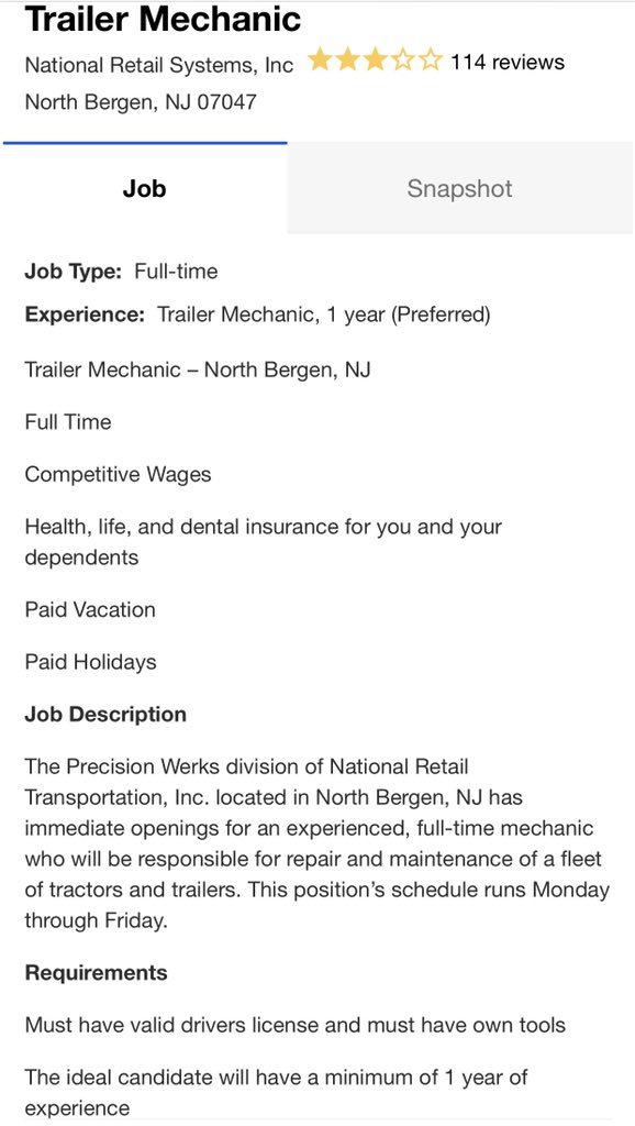 themasoncivic's tweet photo. 🚨LOCAL EMPLOYMENT OPPORTUNITY🚨

For anyone seeking a full time position, here is a local vacancy with #NationalRetailSystems in North Bergen.

Feel free to apply in person at the following location:

National Retail Systems
2400 83rd Street
North Bergen, NJ 07047

#employment https://t.co/djfDGVyPck