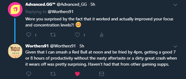 ADVANCEDgg's tweet photo. 4-8 Hours of Focus & Concentration, PERIOD.
Experience the #Nootropic difference ๐
https://t.co/aP4xkICBmv ๐๐คค
#NotAnEnergyDrink #FocusSupplement https://t.co/x9TxL81ccu