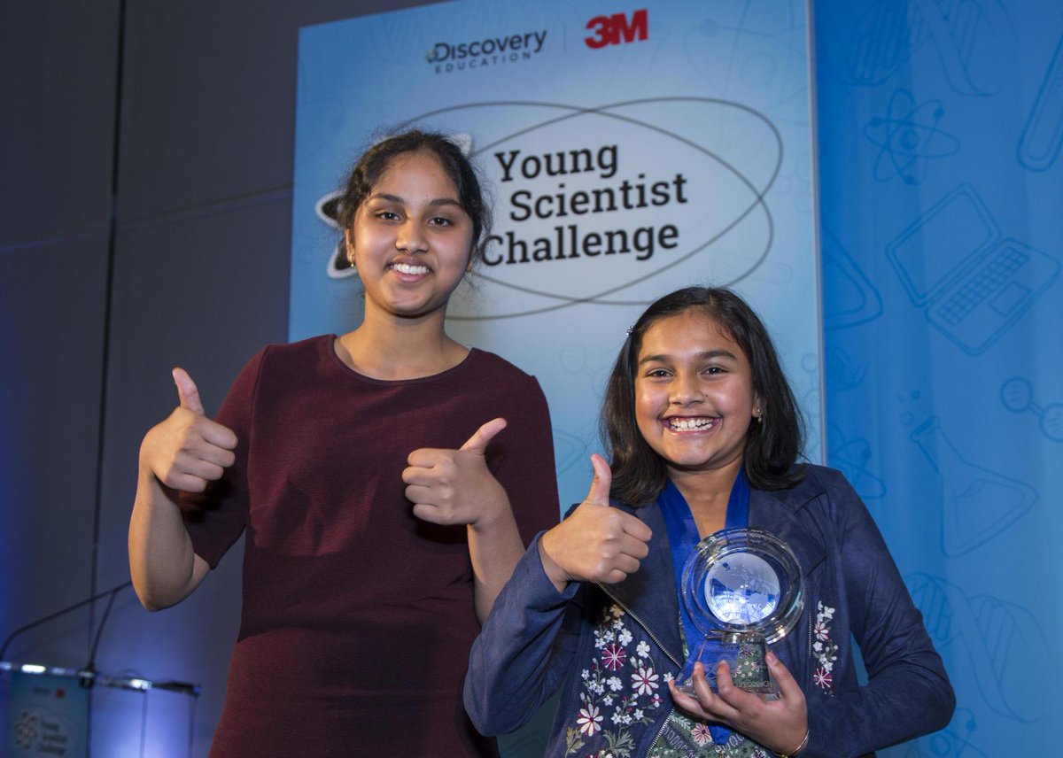gitanjaliarao's tweet photo. You can be 2019 America's Top Young Scientist! The 2019 3M #YoungScientist Challenge is NOW OPEN! Start your entry for a chance to be a finalist, win $25k and an exclusive @3M Mentorship. All you need is an idea! https://t.co/W36YehdP6S https://t.co/WJJj0sKUZ0
