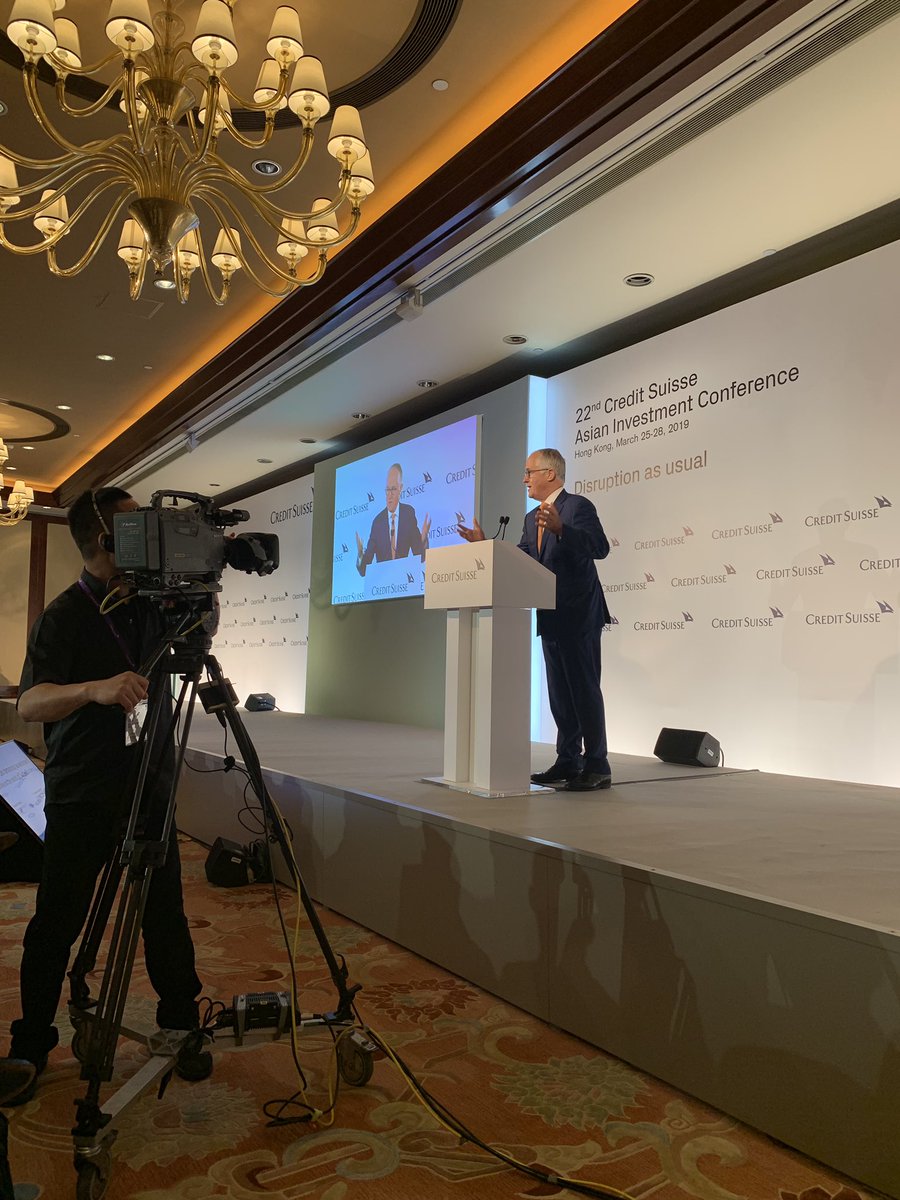 YolandeChee's tweet photo. Former Australian Prime Minister Malcolm Turnbull speaking at the Credit Suisse Asian Investment Conference in Hong Kong #CSAIC #Auspol https://t.co/JUDZbPz4CN