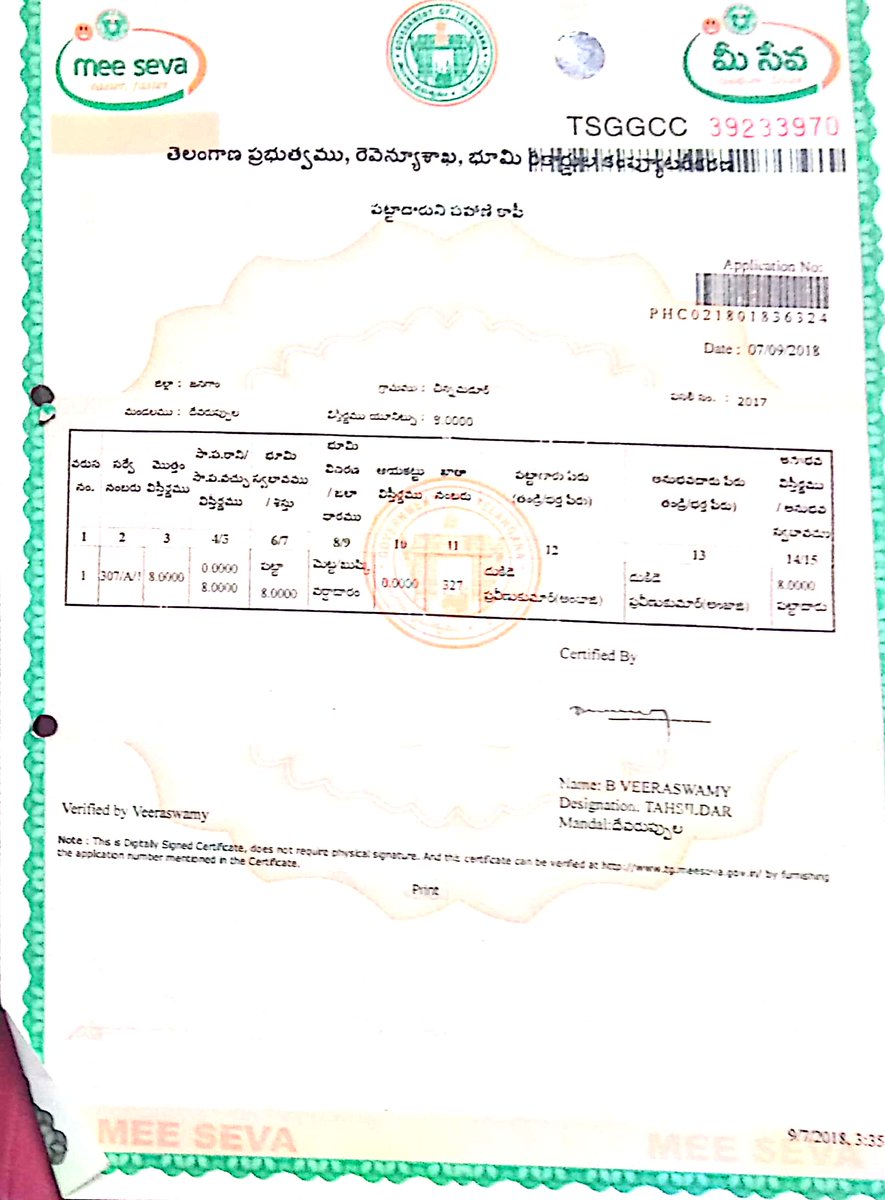pdukkidi's tweet photo. Hi sir,im suffering brain atrophy(cant talk properly and walk ).i have 8 acres of land (land details are attched).Im nervous of MRO of Devaruppula not giving https://t.co/SSHyaDjTxO helpless im diprssed and effeccts nervous system .please look into it.
@DayakarRao2019 https://t.co/hyRbMSF7yV