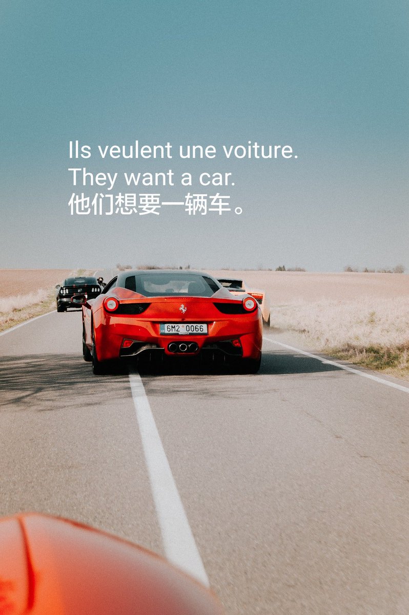 qiaqiati's tweet image. They want a car.#LearningCard #Car #Chinese #French