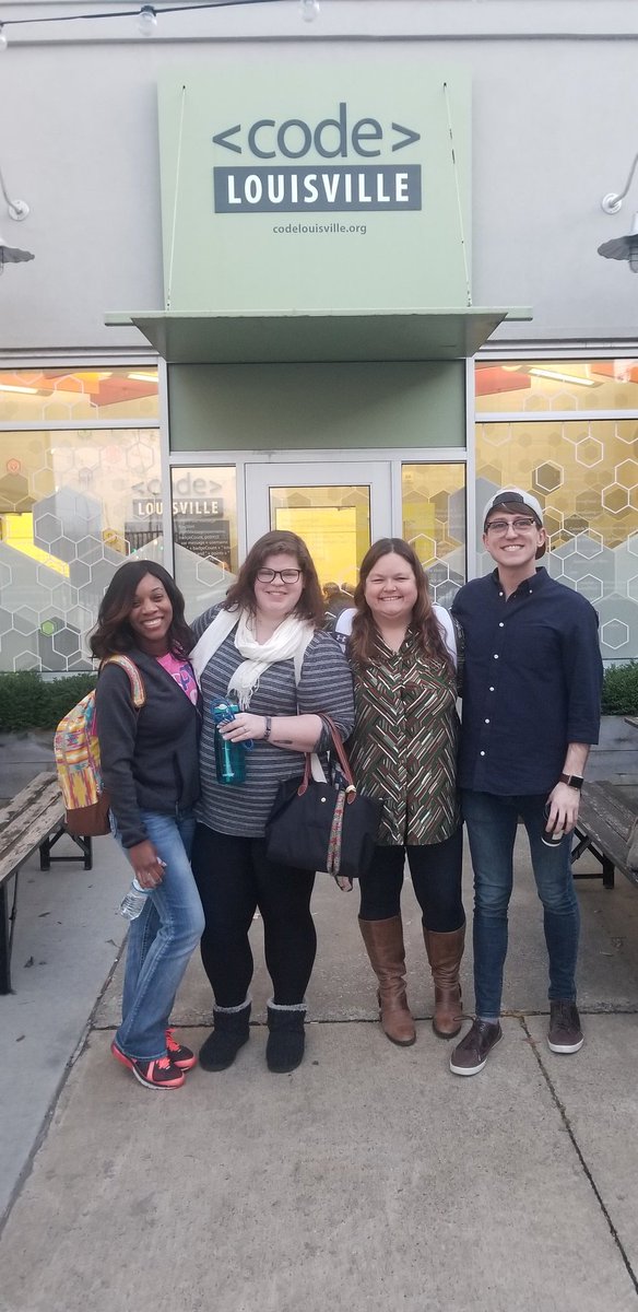 TT_40s's tweet image. Twelve weeks, last class, turned in final project and we wait 🤯 for the final pass/fail #codelouisville #frontendwebdesign #newskillsets #newfriends #bittersweet #wegotthis 🎓